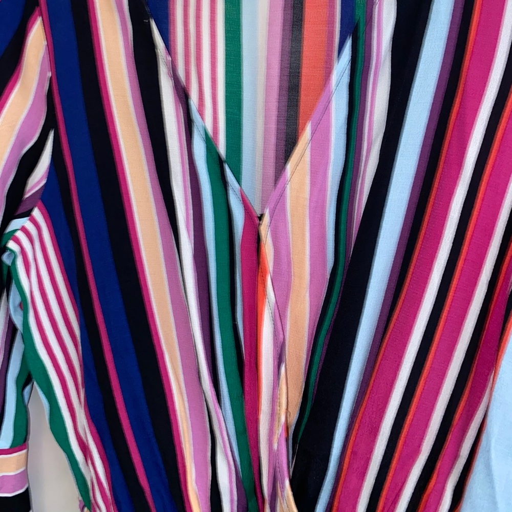Express Colorful Striped Romper - Picture 3 of 8